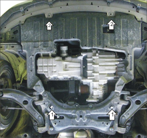 Защита картера двигателя и КПП Honda Airwave I 2005-2008 Универсал V-1,5 FWD; для а/м 2004-2008 Арт. 00821