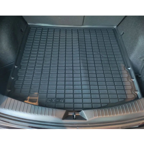 Коврик в багажник Mazda CX-4 I 2019- рестайлинг Внедорожник 5 дв., полиуретан Seintex, Черный, Арт. 98984