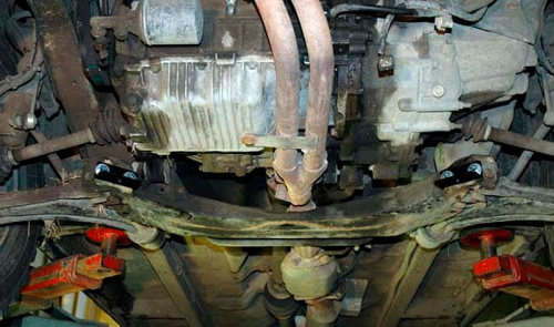 Защита картера двигателя и КПП Land Rover Freelander I (L314) 5 дв. V-1,8; 2,5 Арт. 04.1185