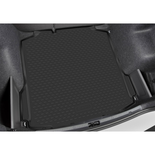 Коврик в багажник Honda Fit II 2007-2014 Хэтчбэк 5 дв., полиуретан Element, Черный, Арт. ELEMENT019451