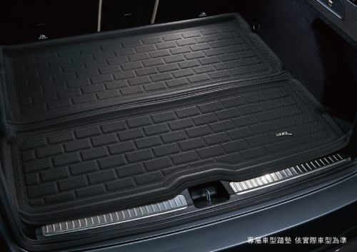 Коврик в багажник BMW 4 серия II (G22) 2020- Купе, 3D ткань Sotra Lux, Черный, Арт. ST 72-00074
