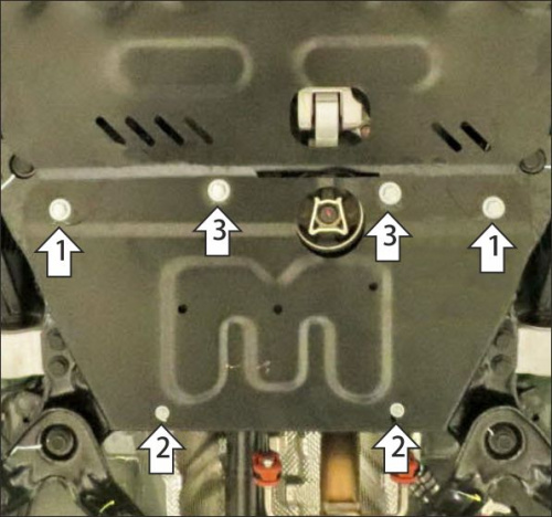 Защита электродвигателя рулевой рейки GAC GS8 II 2021- Арт. 57803