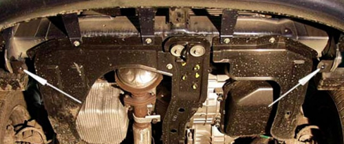 Защита картера двигателя и КПП Hyundai Matrix I 2005-2008 1 рестайлинг Хэтчбэк 5 дв. V-1,6; 1,8 Арт. 10.0881