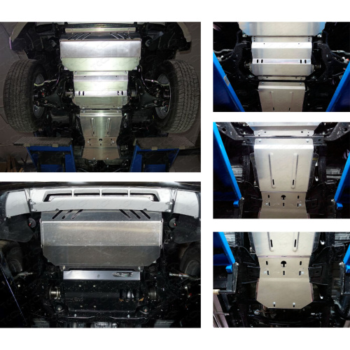 Комплект защит Mitsubishi Pajero Sport II 2008-2013 (Защита: двигателя, радиатора, КПП и РК) Арт. ZKTCC00267K