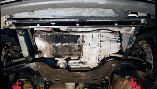 Защита картера двигателя и КПП Nissan Primastar 2002-2014 Микроавтобус V-1,9 d 2,0 2,5 dci Арт. 15.0687