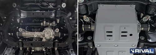 Защита картера двигателя BAIC BJ40 II 2023- V-2.0; 4WD; АКПП Арт. 33335031
