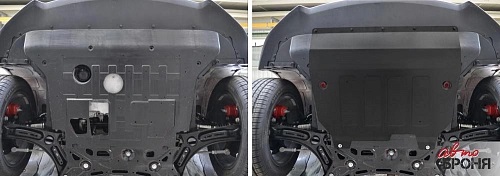 Защита картера двигателя и КПП Geely Coolray I 2019- Внедорожник 5 дв. V - 1.5 Арт. 111.01922.1