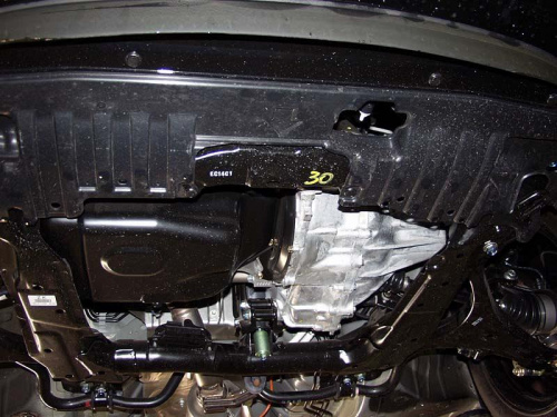 Защита картера двигателя и КПП Honda FR-V 2004-2009 Минивэн V-1,7; 1,8; 2,0; 2,2CTDi Арт. 09.0744