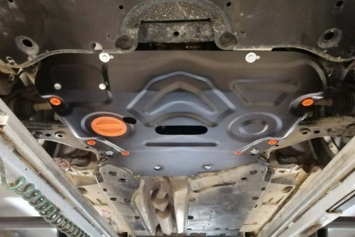 Защита картера двигателя и КПП Toyota RAV4 V (XA50) 2018- V-2,0; 2,5 (2 части) Арт. ALF24116st