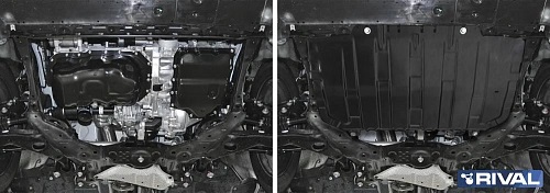 Защита картера двигателя и КПП Mazda CX-4 I 2019- рестайлинг Внедорожник 5 дв. V-2.0 FWD; 4WD Арт. 11138251