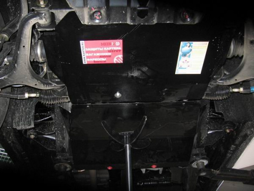 Защита картера двигателя и КПП SsangYong Rexton I 2001-2007 V-2,7 TD; 3,2 (MT) Арт. 29.0885