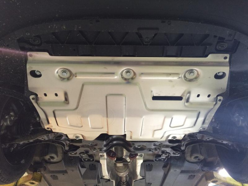 Защита картера двигателя и КПП SEAT Ibiza IV (6J) 2012-2015 Рестайлинг 1 Универсал V-1,2TSI  DSG Арт. 26.2408