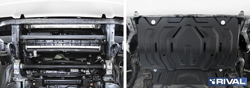 Защита радиатора Fiat Fullback 2015-2020 Пикап V - 2.4d Арт. 11140462