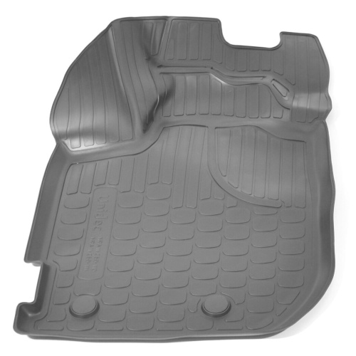 Коврики в салон Renault Duster II 2020-2023, полиуретан 3D Norplast, Черный, версия без ящика под сиденьем Арт. NPA11C69111