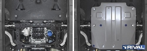 Защита картера двигателя Genesis GV70 I 2020- Внедорожник 5 дв. V-2.0T 4WD Арт. 33328411