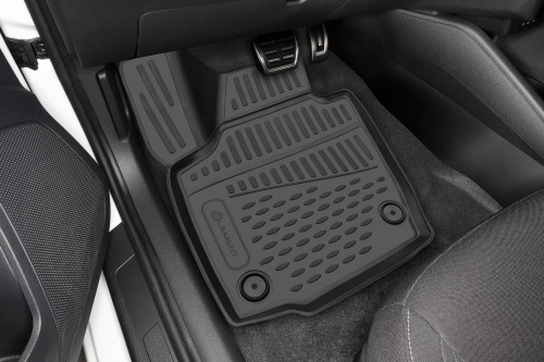Коврики в салон Honda CR-V VI 2022- Внедорожник 5 дв., полиуретан 3D Element, Черный, Арт. ELEMENT3DAN0591210K