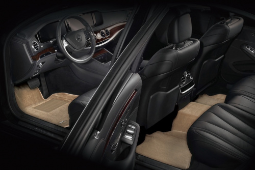 Коврики в салон Jaguar XF II 2015-2020 Седан, 3D ткань Sotra Lux, Бежевый, Арт. ST 74-00642