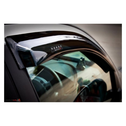 Дефлекторы окон Audi Q7 I (4L) 2005-2009, накладные  Арт. D25053