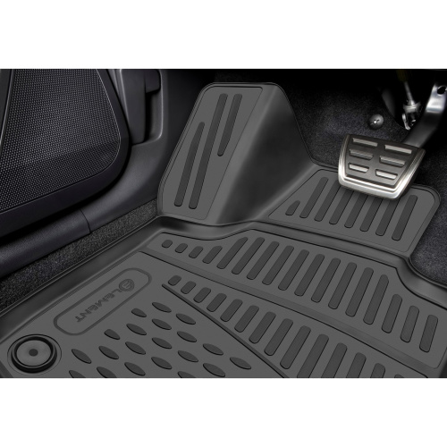 Коврики в салон Mitsubishi Outlander III 2012-2014, полиуретан 3D Element, Черный, 2WD, 4WD Арт. NLC.3D.35.28.210
