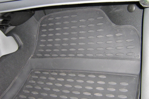 Коврики в салон Renault Kangoo I 1997-2003 Минивэн, полиуретан Element, Черный, комплект передних Арт. NLC.41.01.210