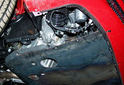 Защита картера двигателя и КПП Alfa Romeo 147 I 2000-2004 Хэтчбэк 3 дв. V-1,6; 2,0; 3,2; 1,9JTD Арт. 01.0422