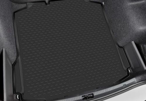 Коврик в багажник Mazda CX-8 2017-2023 Внедорожник 5 дв., полиуретан Element, Черный, длинный Арт. ELEMENTAN0630L13