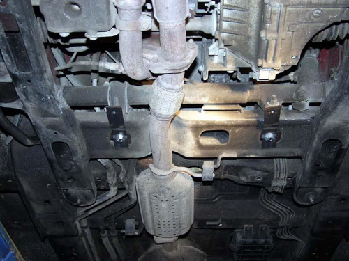 Защита картера двигателя и КПП Kia Carnival I 1998-2002 Минивэн картера ДВС и КПП V-2,5 Арт. 11.0313