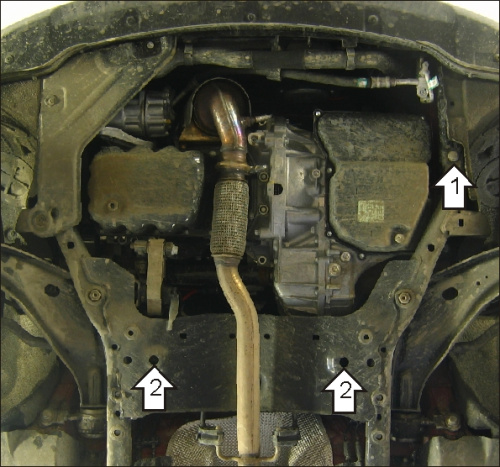 Защита картера двигателя и КПП MINI Coupe I 2011-2015 Купе V-1,6, 1,6D FWD Арт. 07002