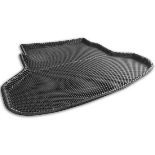 Коврик в багажник Geely Emgrand (SS11) 2021- Седан, 3D ткань Euromat Business, Черный, Арт. EMT3DEVA001413