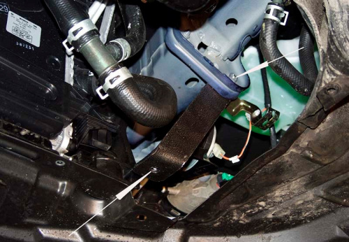 Защита картера двигателя и КПП Mazda3 I (BK) 2003-2006 Седан V-2,0 Арт. 12.0737