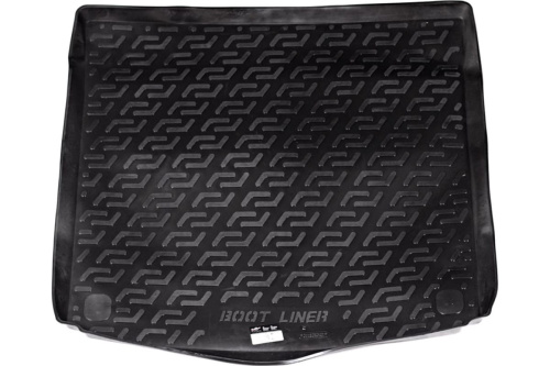 Коврик в багажник SsangYong Rexton II 2006-2012, пластик, L.Locker, Черный, Арт. 0118030100