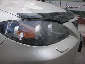 Дефлектор капота Mazda3 I (BK) 2003-2006 Седан, на зажимах 1 шт Арт. SMAMA30512