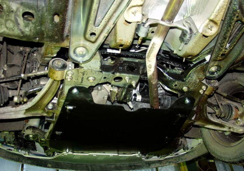 Защита картера двигателя и КПП Opel Vectra C 2002-2005 Лифтбек V-1,6 — 3,2; 1,9D 2,0D; 2,2D Арт. 16.0548