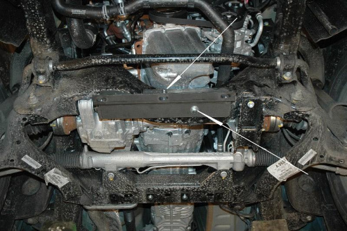 Защита картера двигателя и радиатора Volkswagen Amarok I 2010-2016 Пикап V-2,0 TD MT/ AT Арт. 26.1946