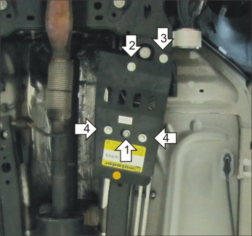 Защита хладагента Ford Explorer V (U502) 2010-2016 Внедорожник 5 дв. V-3,5 4WD Арт. 10704