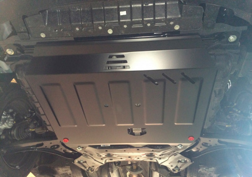 Защита картера двигателя и КПП Kia Rio III 2011-2015 Хэтчбэк 5 дв. V-1,4 AT, MT; 1,6 AT, MT Арт. 11.1911 V1