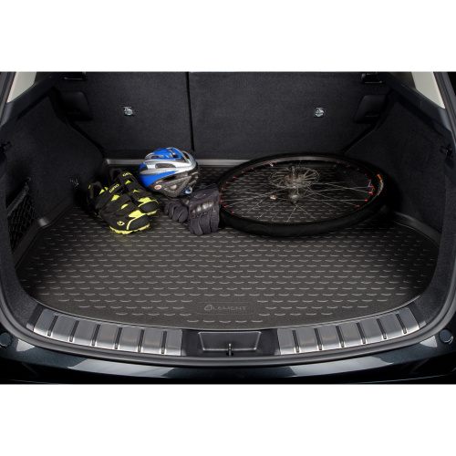 Коврик в багажник Volkswagen Passat (B7) 2010-2015 Универсал, полиуретан Element, Черный, Арт. NLC.51.34.B12