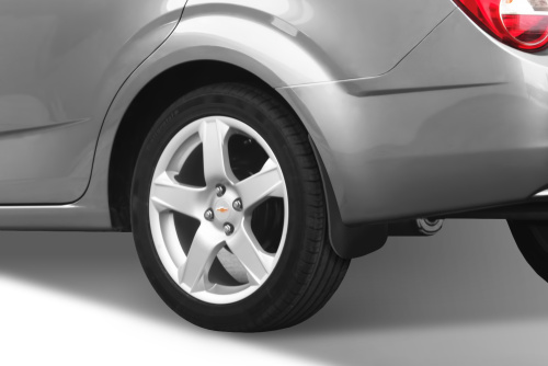 Брызговики Chevrolet Aveo II (T300) 2011-2020 Седан, задние, полиуретан Арт. FROSCH0817E10