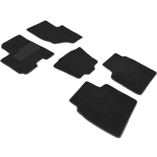 Коврики в салон Lifan X60 I 2011-2015, текстильные Seintex Lux, Черный, Арт. 86254