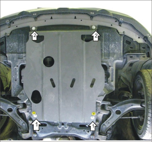 Защита картера двигателя и КПП Honda Airwave I 2005-2008 Универсал V-1,5 FWD; для а/м 2004-2008 Арт. 00821