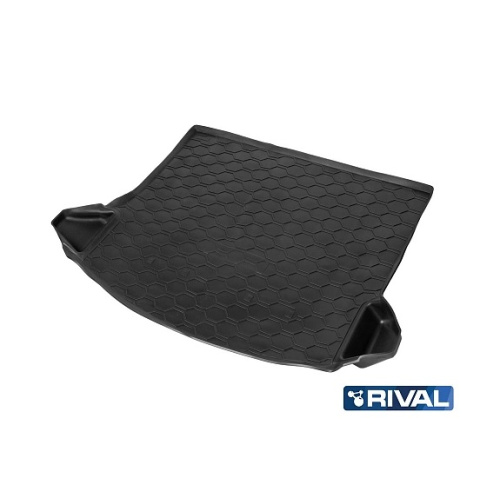 Коврик в багажник Haval Jolion I 2021-, полиуретан Rival, Черный, 2WD/4WD Арт. 19404002