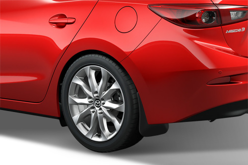 Брызговики Mazda3 III (BM) 2013-2017 Седан, задние, полиуретан Арт. FROSCH3328E10
