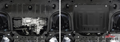 Защита картера двигателя и КПП Hyundai Creta II 2020- V - 1.6; 2.0 Арт. 111.02393.1