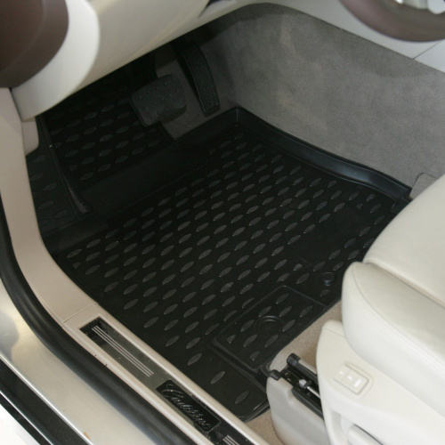 Коврики в салон Cadillac SRX II 2009-2012, полиуретан Element, Черный, Арт. NLC.07.05.210k