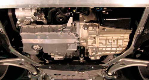 Защита картера двигателя и КПП Audi TT II (8J) 2006-2010 Купе V-3,2 Quattro Арт. 02.1001
