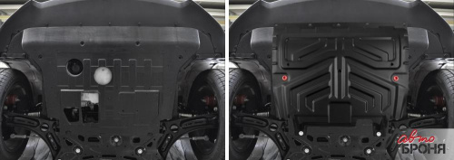 Защита картера двигателя Geely Coolray I 2019-2023 V-1.5; АКПП/МКПП; FWD Арт. 11119221