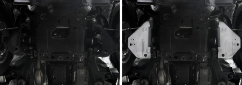 Защита передней части и рычагов Toyota Hilux VIII 2015-2020 Пикап V-2.4D; 2.8D Арт. 2333952516