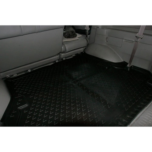 Коврик в багажник Lexus LX II 1998-2002, полиуретан Element, Черный, 7 мест, длинный Арт. NLC2915G12