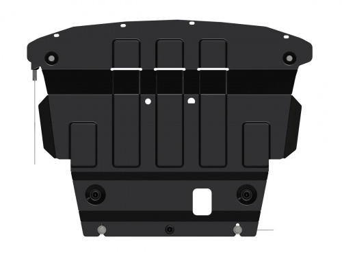 Защита картера двигателя и КПП Ford Fiesta VII (MK7) 2016- Хэтчбэк 5 дв. V-1,0 МТ FWD Арт. 08.4226