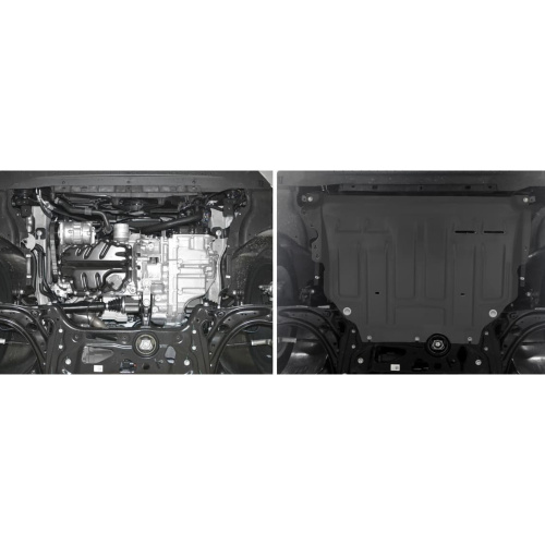 Защита картера двигателя и КПП Volkswagen Jetta VII 2018-2021 Седан V-1.4; 1.6 Арт. AM51281